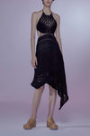 SWAYING/KNIT Crochet Backless Dress SW22SSL38 Black